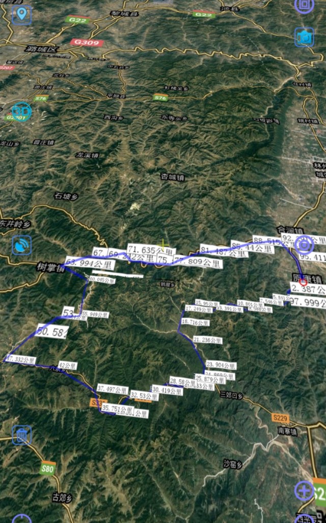穿越南太行经典线路游记,南太行自驾路线动态地图
