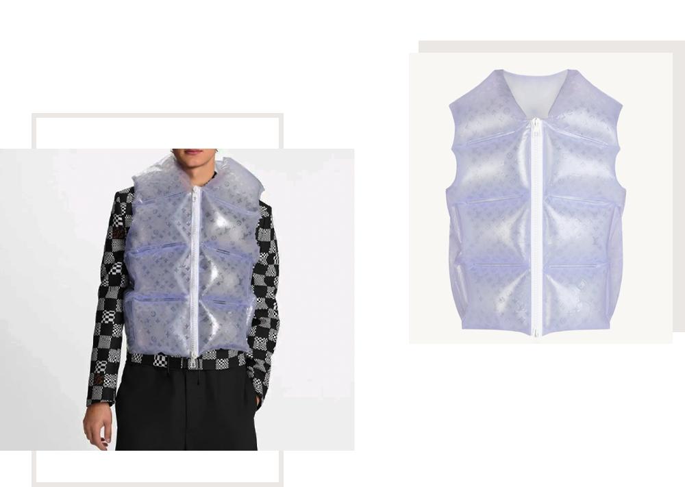 lv空气马甲捡漏,lv防撞袋马甲