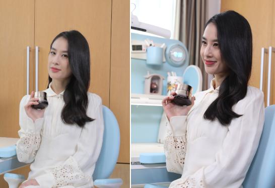 黄圣依代言的护肤品婷美,婷美黑金套盒黄圣依