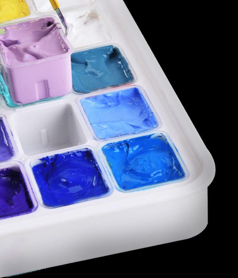 马利牌脱胶水粉颜料,马利牌水粉画颜料测评