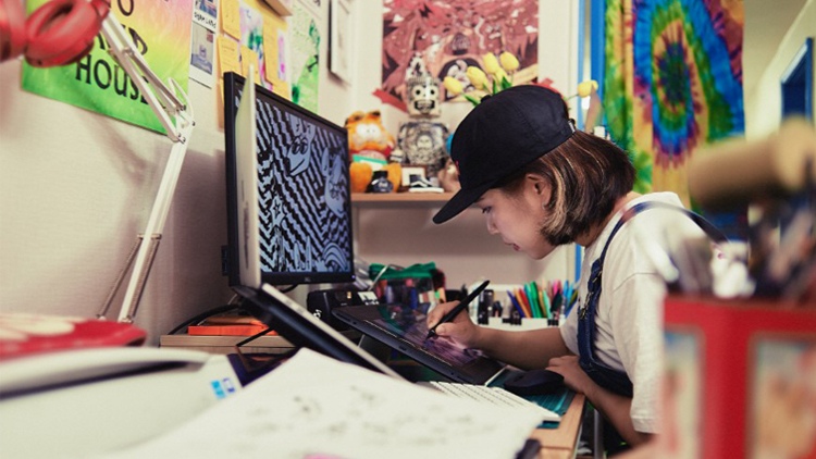 vans韩国艺术家,vans中国风插画