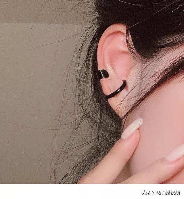 耳夹无耳洞高级仙气设计感,无耳洞耳夹简单大方