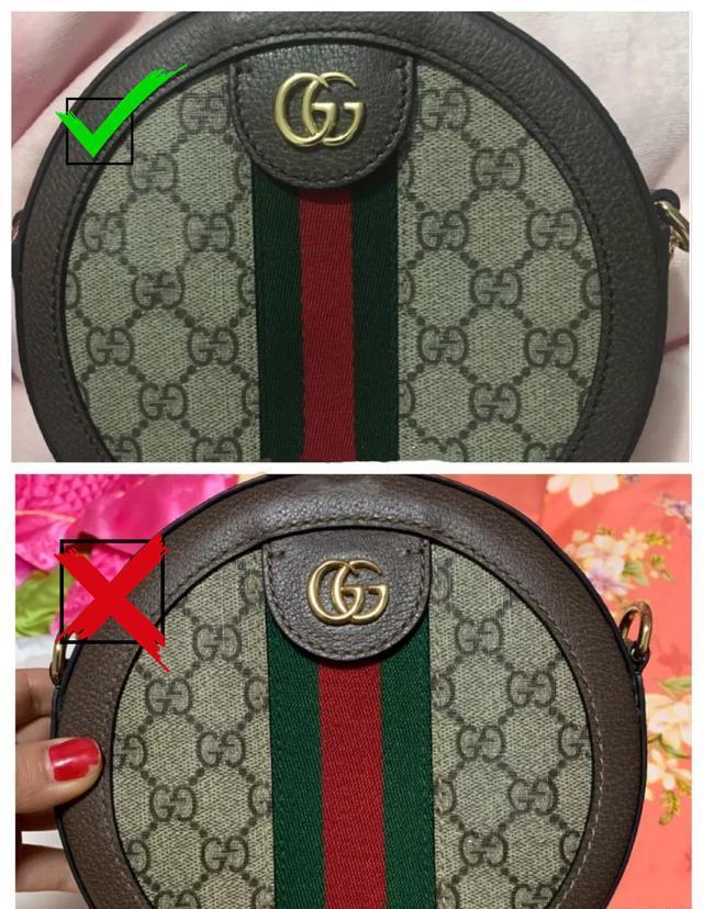古驰ophidia托特包真假辨别,古驰白色圆饼包真假鉴定