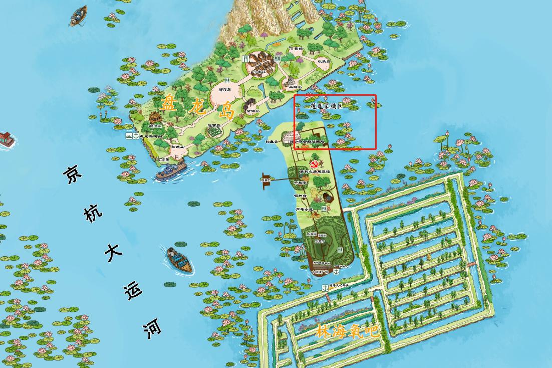 微山湖红荷湿地景区与微山岛,微山湖和红荷湿地是一个地方吗