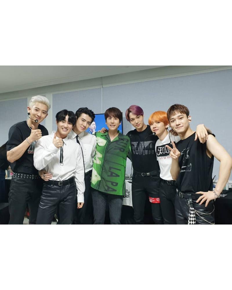 exoxiumin入伍前粉丝见面会成员们,exoxiumin入伍前见面会张艺兴