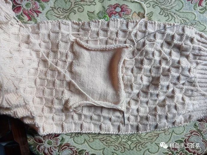 春秋“小香风”时尚开衫外套的织法图解