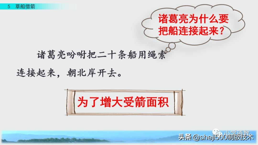 五年级下册5课草船借箭预习笔记,预习第五课草船借箭