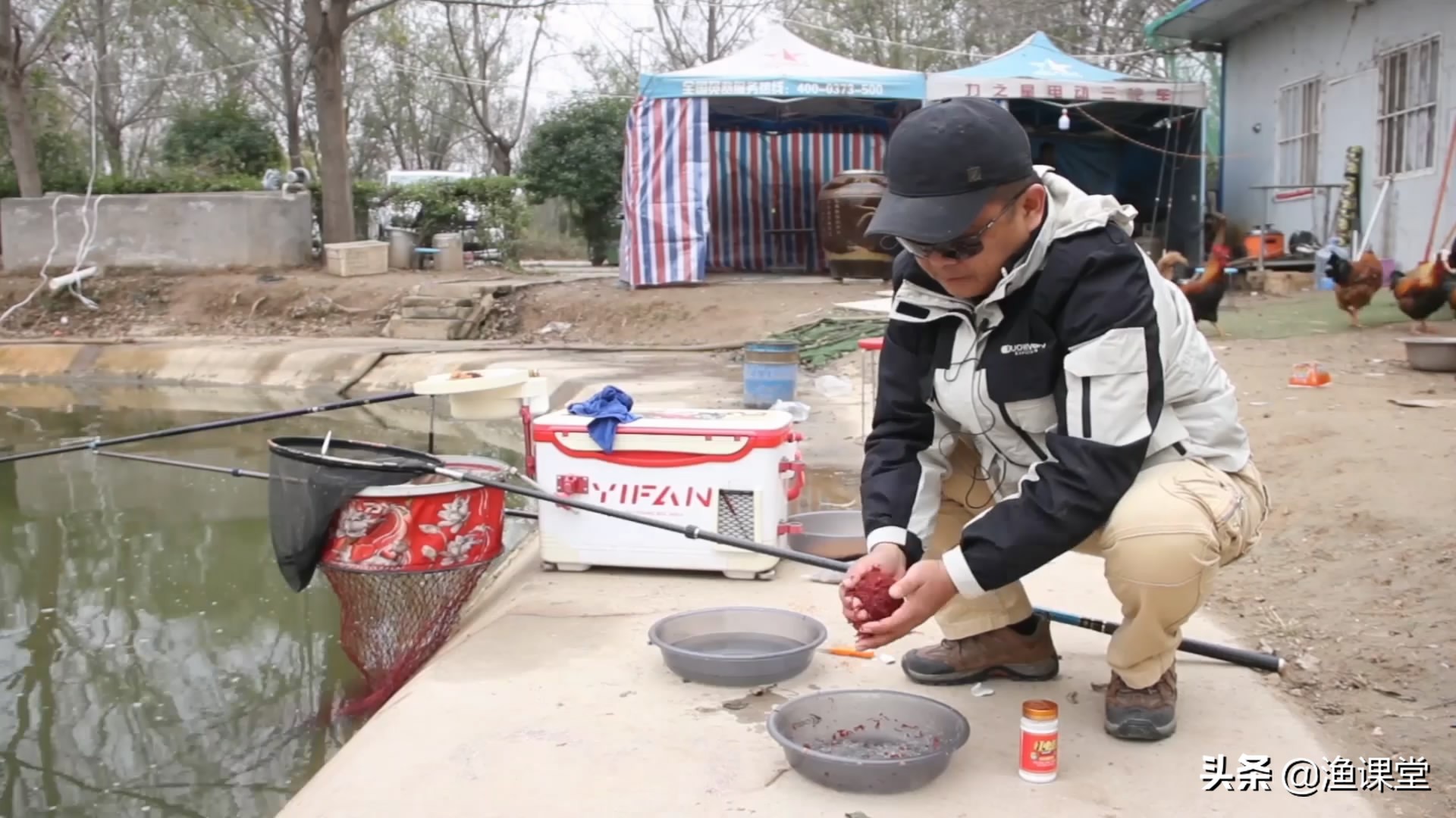 自制冬季鲤鱼鱼饵100%成功,爆炸钩冬季野钓鱼饵配方大全