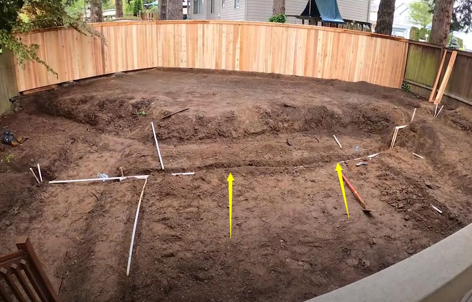 花园铺石板路效果图,院子石板路改造效果图