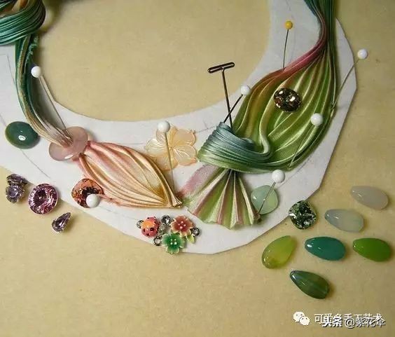 绸带编织花样大全,散珠子手工串珠教程