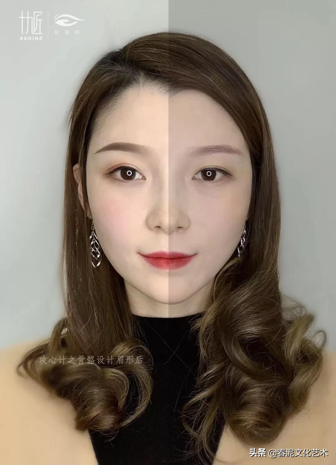 纹绣初学者的眉形设计,新手快速学设计眉形