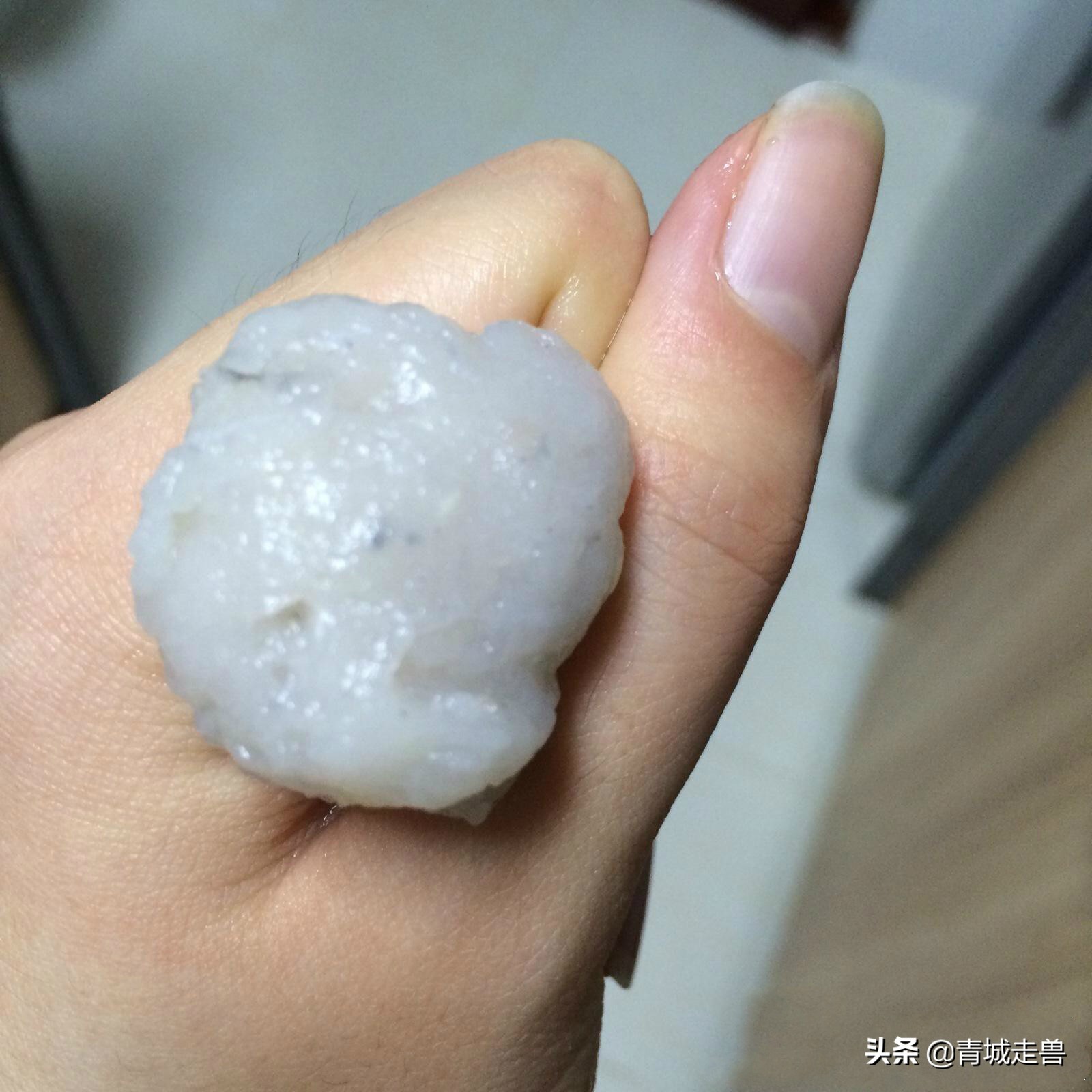 没有蛋清的鱼丸做法,没有搅拌机的鱼丸制作方法