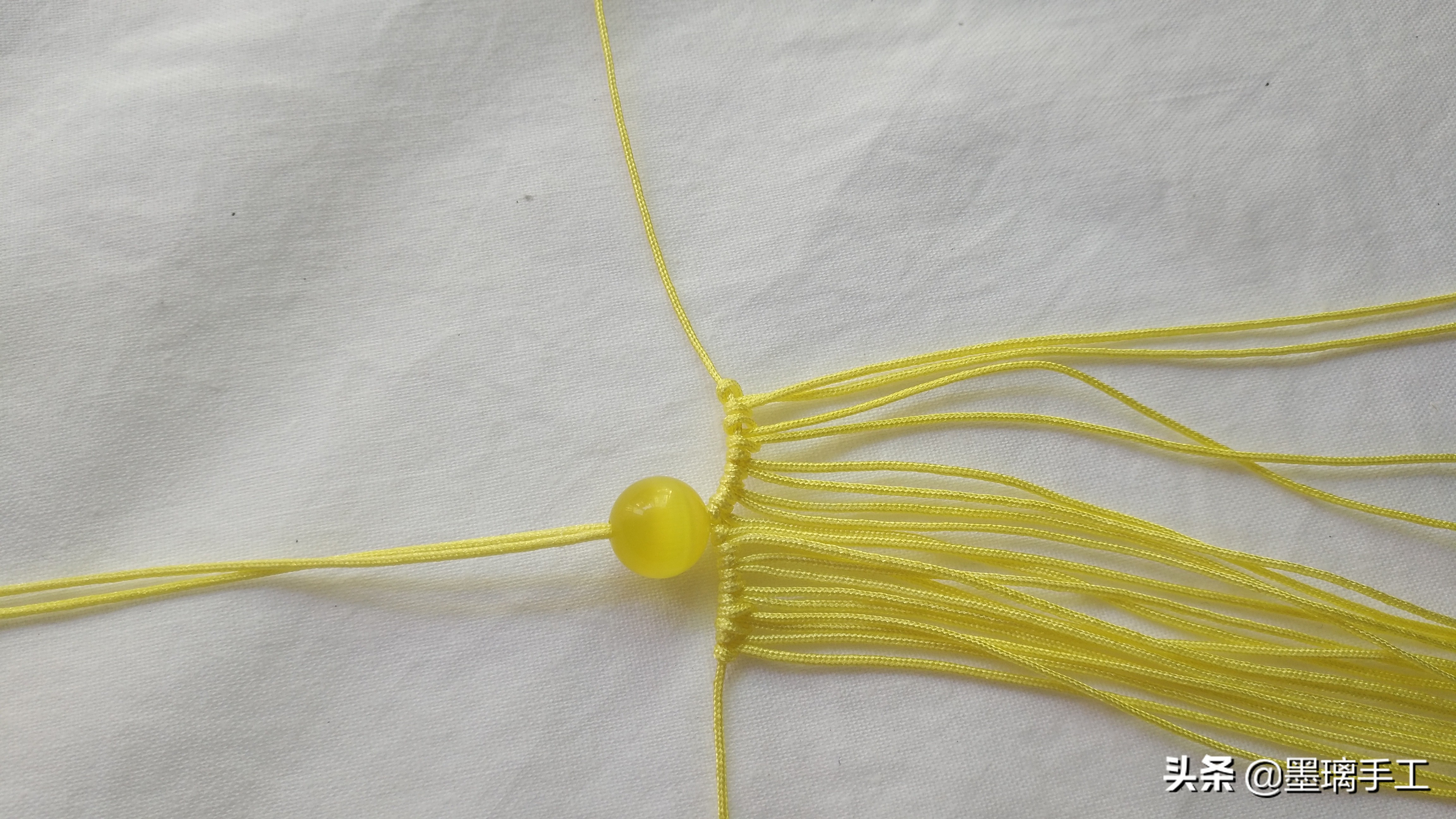 复古耳环编绳教程,简单北欧风手工编绳