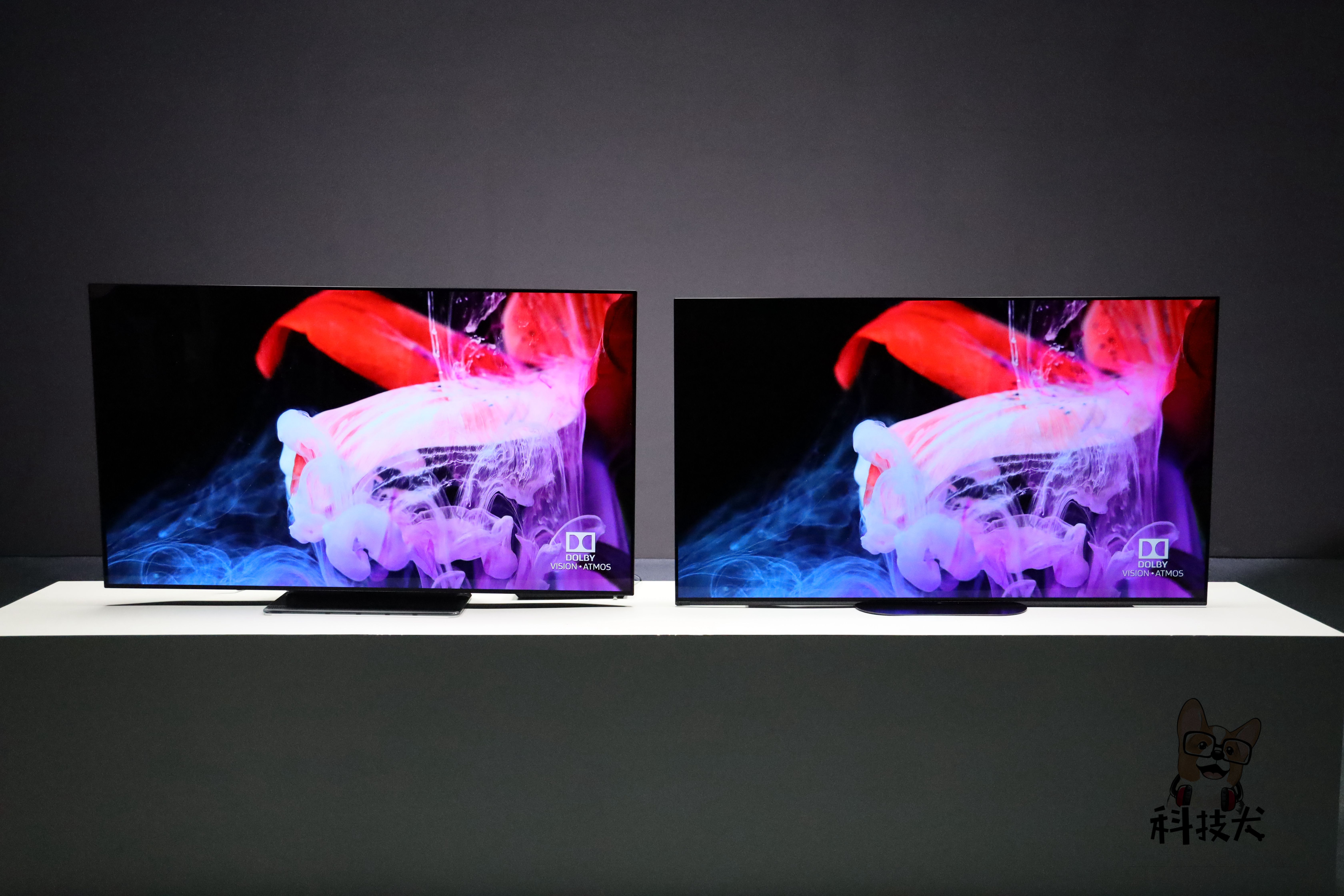 小米电视65寸oled对比索尼a8h,小米电视大师对比索尼a95