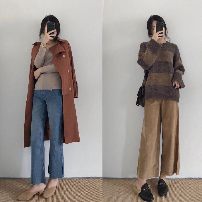 冷春轻熟造型图片,轻熟复古休闲百搭春季时尚