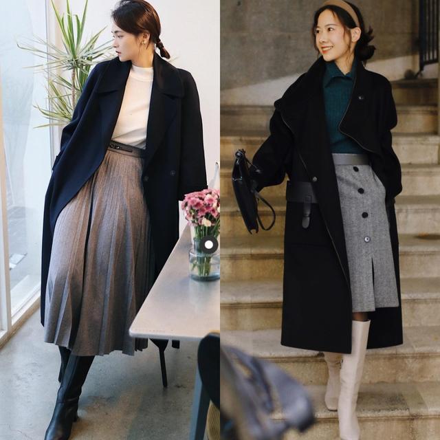 经典黑色大衣怎样搭,黑色大衣的各种穿搭介绍