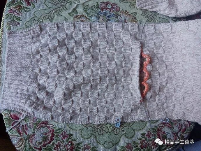 春秋“小香风”时尚开衫外套的织法图解