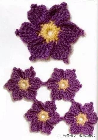 编织人生手工毯子编织教程,圆形垫子镂空钩针编织图解