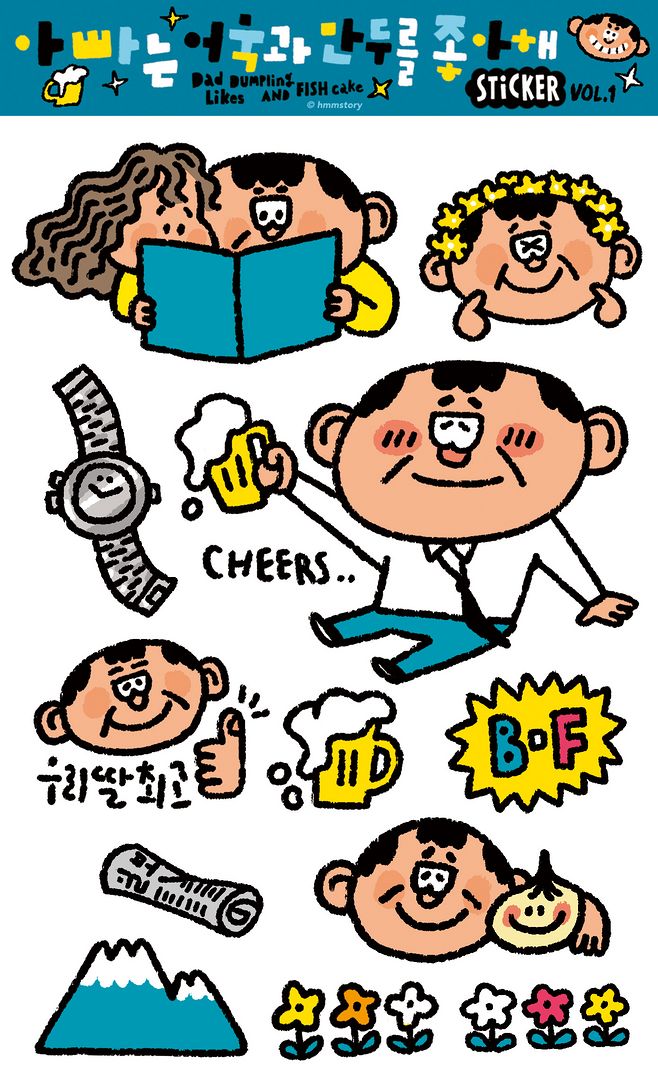 超可爱的手绘简笔画,简单的Q版简笔人物绘画