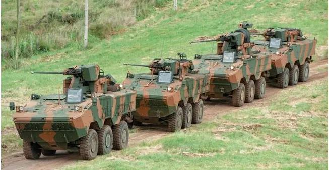 俄罗斯乌拉尔新型轮式装甲车,瓜拉尼轮式步兵战车