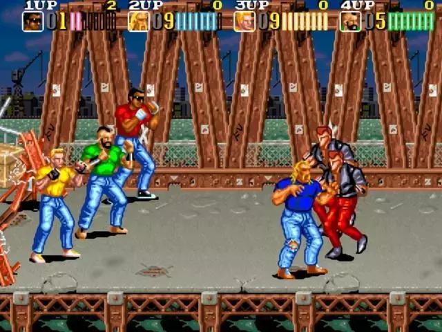 那些可以四人玩的街机游戏，不怕虎一样的敌人