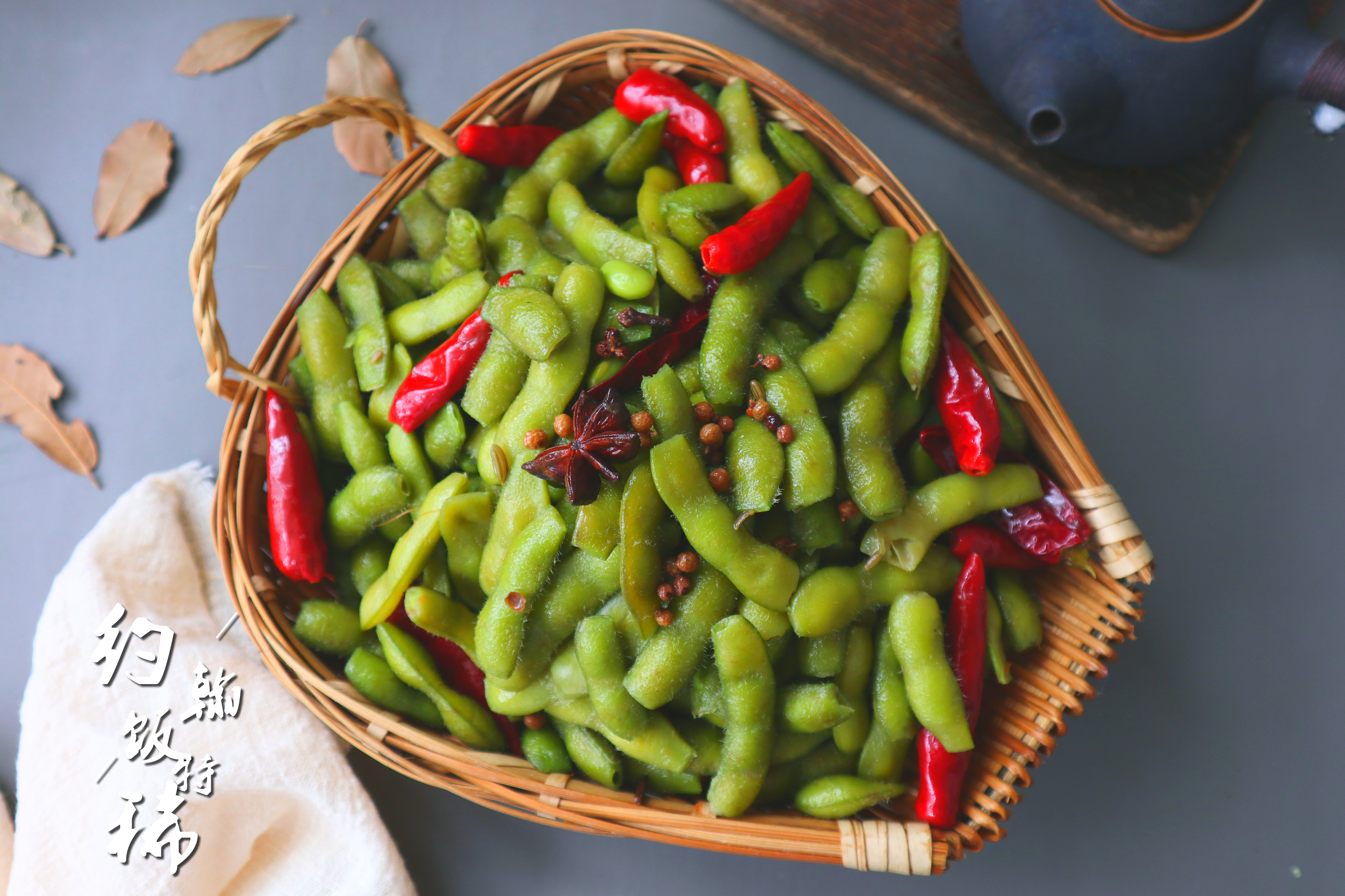 北方夜市卤毛豆做法,卤毛豆正确方法