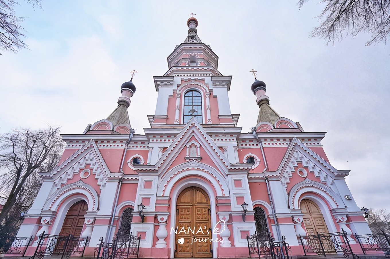 白俄罗斯教堂建筑,俄式风情建筑教堂