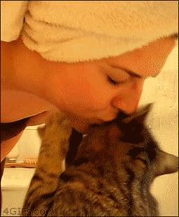 铲屎官别怕猫咪来保护你,猫咪对铲屎官的占有欲