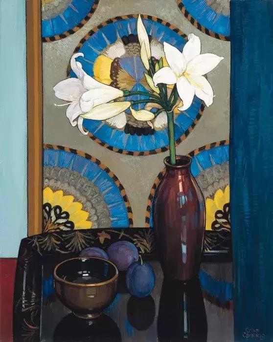 她72岁，画了50多年的画，花儿在她笔下都有了个性