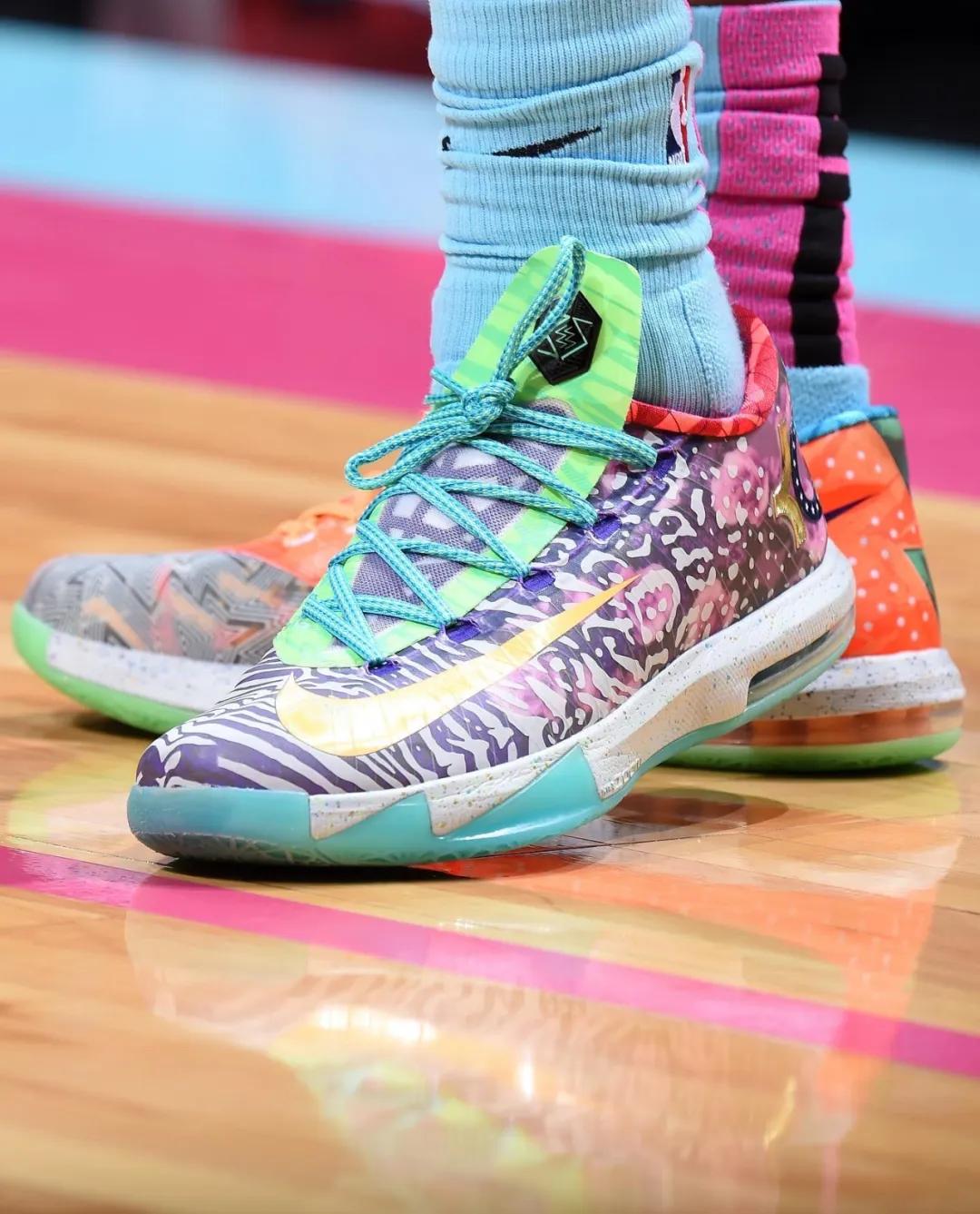 盘点nba球星上脚球鞋杜兰特篇,nba球员上脚的球鞋欧文