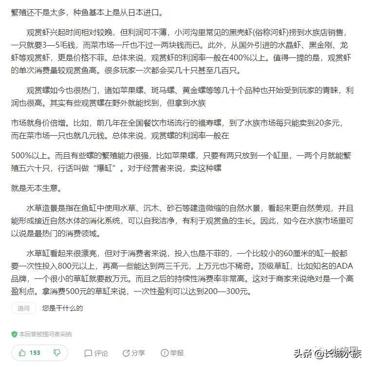 水族市场分析,水族发展前景怎么样