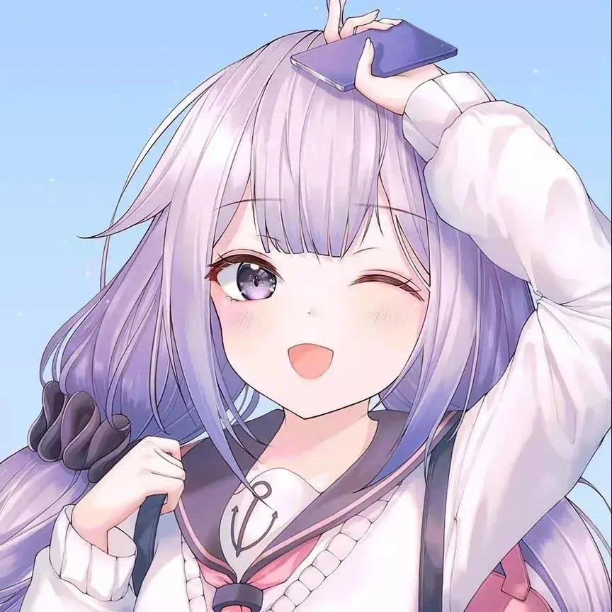 微信头像女生气质淡雅小清新闺蜜,动漫女生闺蜜头像一人一个校服篇