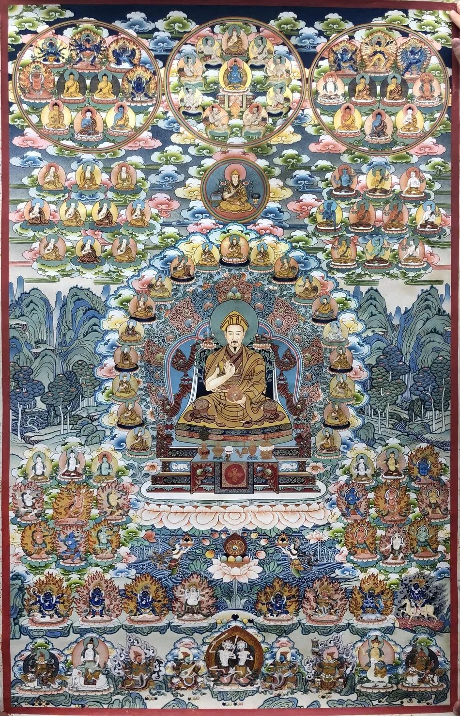 尼泊尔手绘唐卡和西藏唐卡区别,尼泊尔唐卡和藏区唐卡的价格