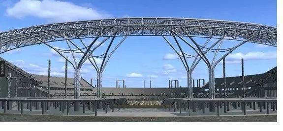 体育场钢结构设计,体育场钢构施工