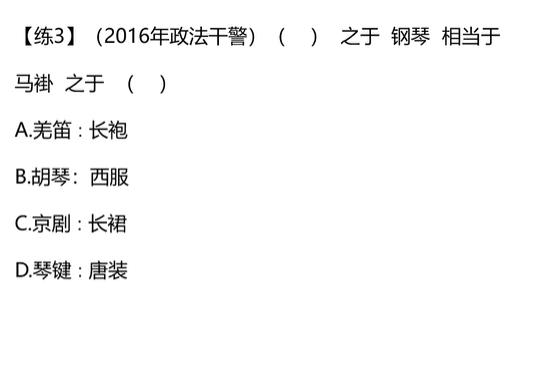 类比推理的五个关系,类比推理的常识积累