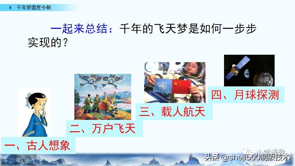 四年级下册的千年梦圆在今朝课文,四年级下册千年梦圆在今朝讲解