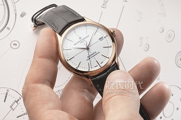 名士克里顿白盘男士腕表,名士克里顿baumatic价格