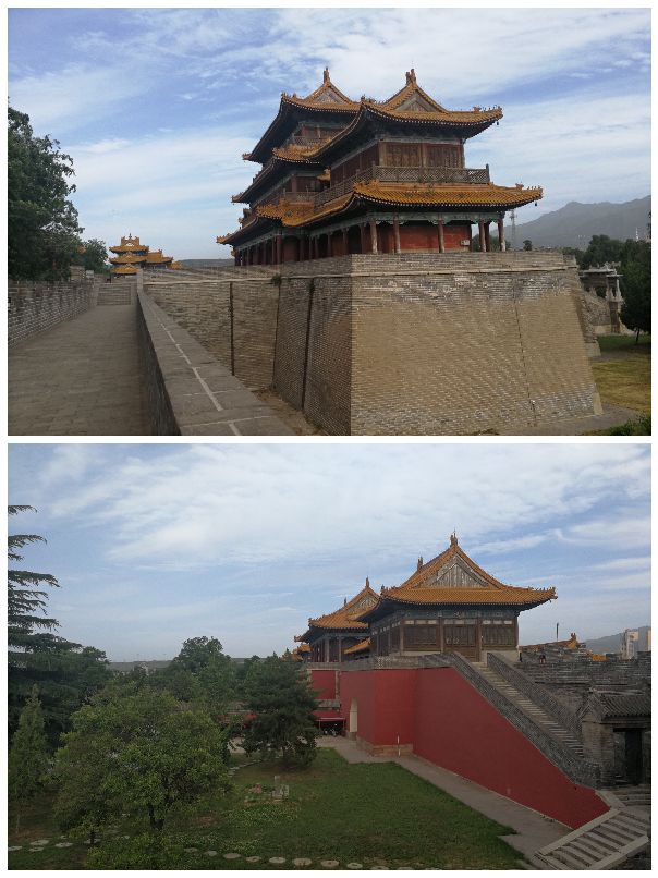 华山脚下的西岳庙,华阴华山之巅