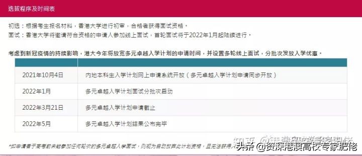全面解析香港大学多元卓越计划的方方面面