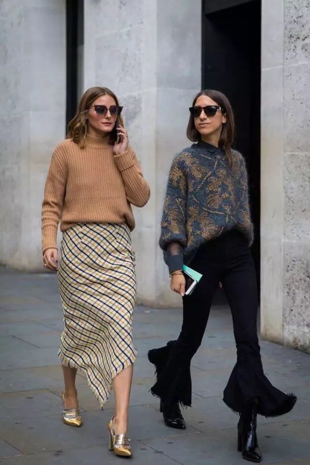 秋冬的裙子这样穿才好看,冬季裙子穿搭女2020高级感