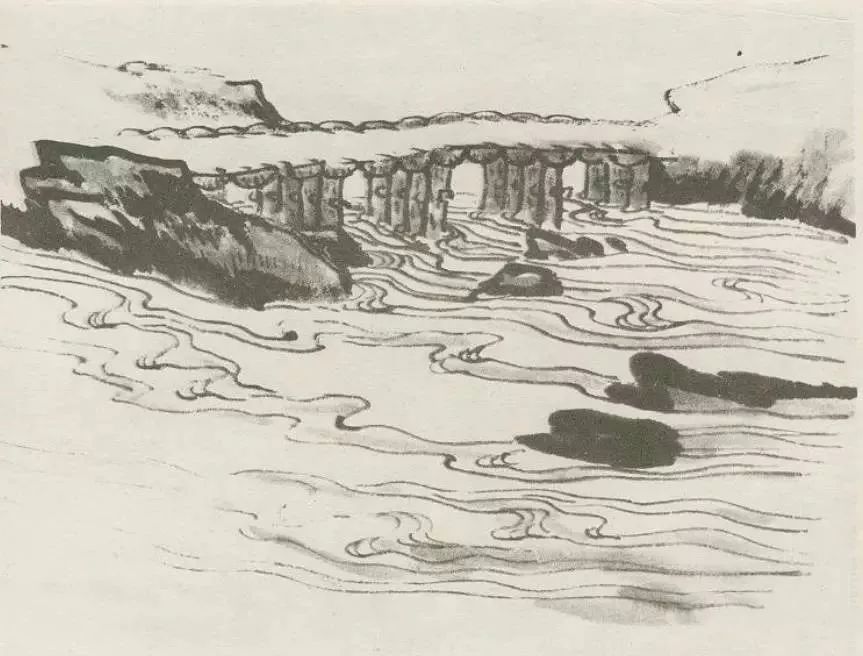 施云翔画水技法,画水技法视频