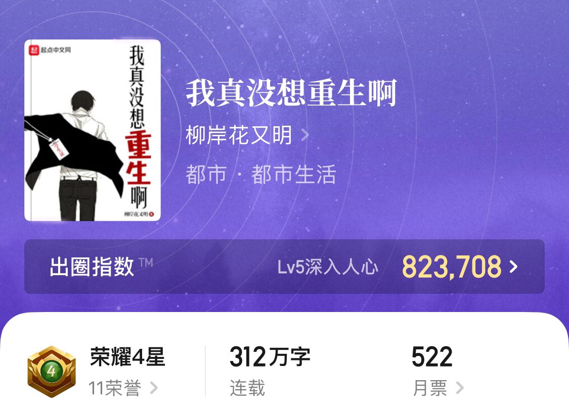 都市重生流小说推荐完本,给几本好看的都市重生类小说