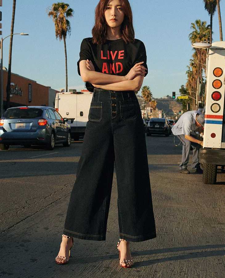 美到逆天的仙女裙,veromoda牛仔套装江疏影