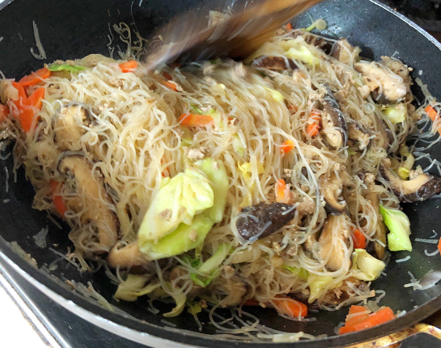 台湾炒米粉,台湾街头美食炒米粉