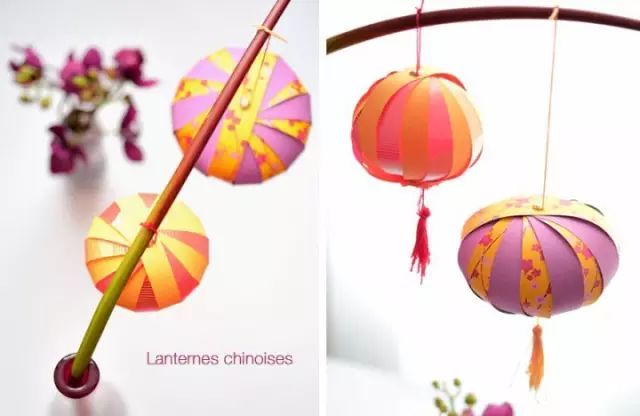 迎接新年的剪纸灯笼,做灯笼来点过年的气氛吧