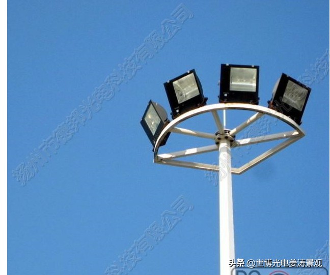 球场照明灯制造厂家,港闸区篮球场高杆灯