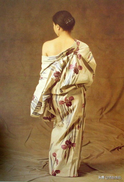 日本画家森本草介超写实油画人物,日本画家森本草介