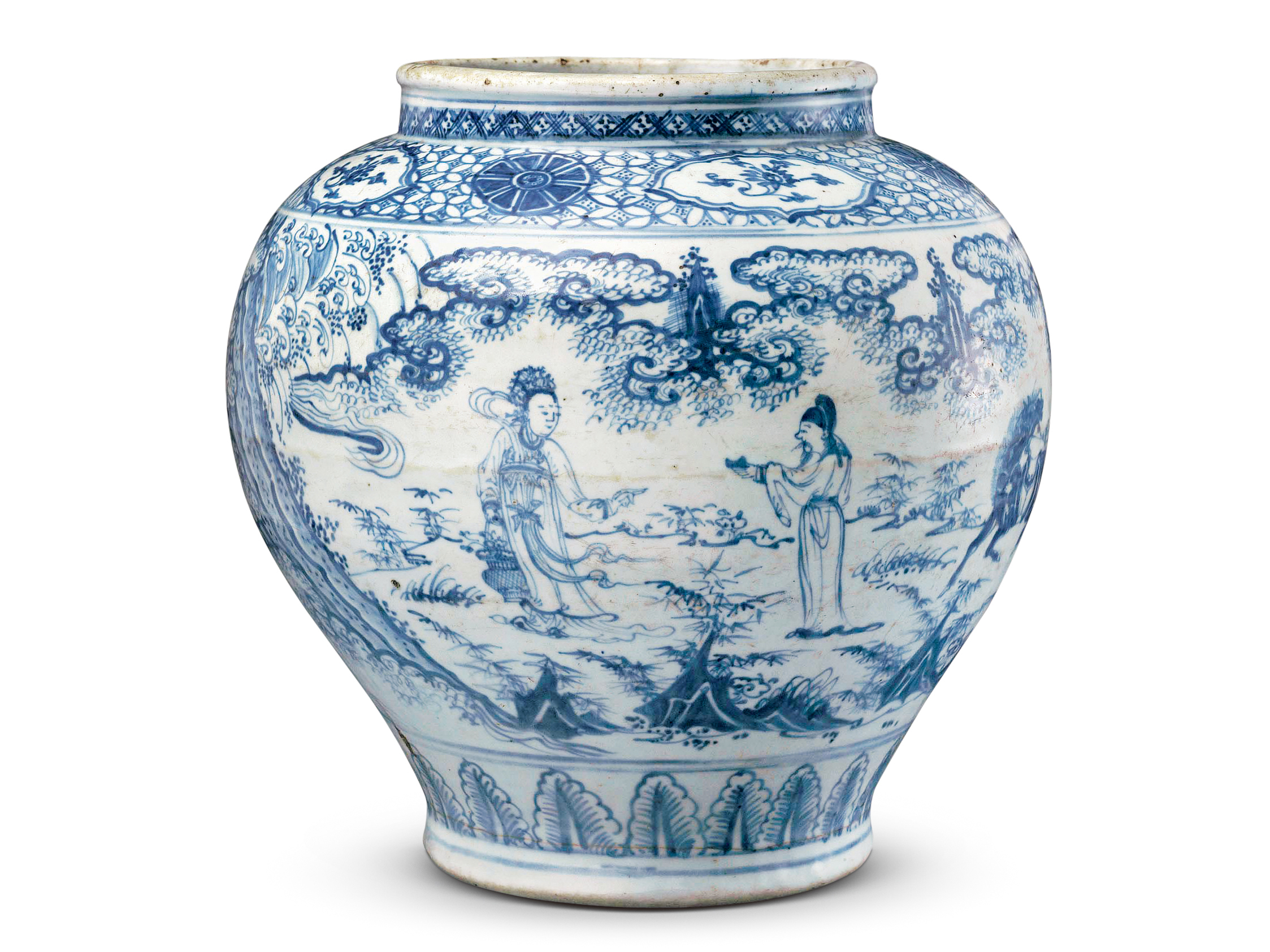 明代各时期的青花瓷都有什么特征,明崇祯时期青花瓷器底部的特点