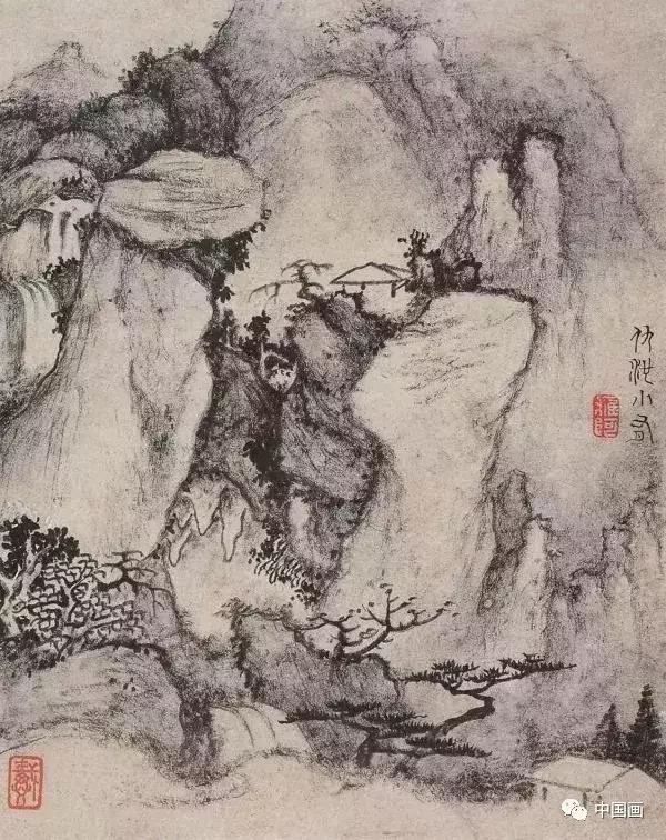 枯笔讲解,赏析枯笔