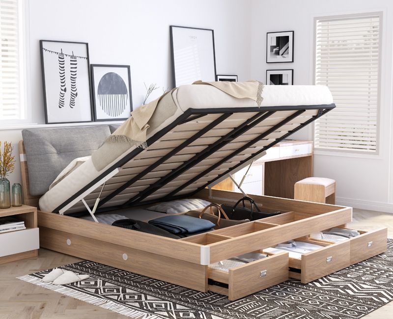 小户型最适合的储物床,储物床怎么布置